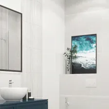Плитка настенная Керамин Ассам 7 40x27.5 см 1.65 м² цвет белый